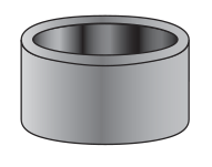 2" Inside Pipe Coupling (Rarely some drain installations require an inside pipe coupling.)